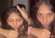 Cute Sexy Indian Girlfriend Sucks Big Dick